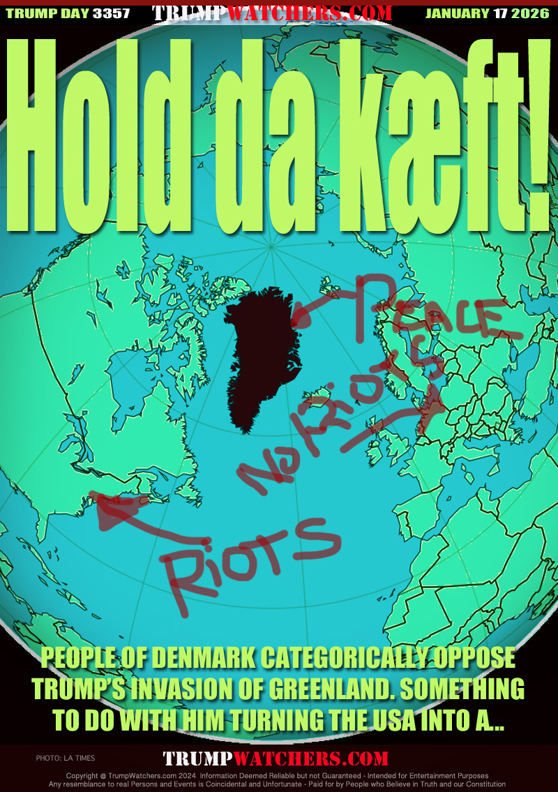 PEOPLE OF DENMARK CATEGORICALLY OPPOSE
TRUMP’S INVASION OF GREENLAND. SOMETHING
TO DO WITH HIM TURNING THE USA INTO A...